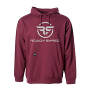 Rowdy Shred Maroon Logo Hoodie