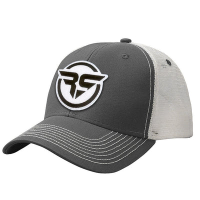 RS Dark Grey/White Mesh Trucker Hat