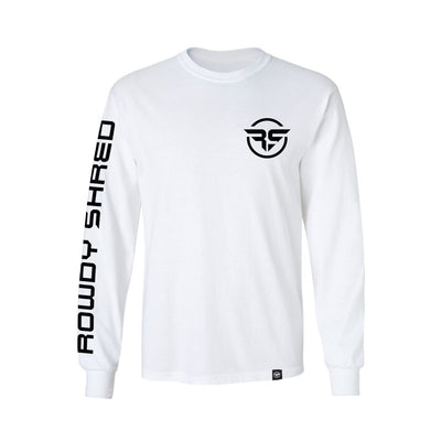 RS Youth Long Sleeve White Tee